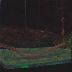 Tentative - acrylique sur bois - 10 x 10 cm - 2012